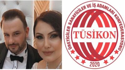 TÜSİKON GENEL BAŞKANI ORHAN BEŞİKTEPE, DERYA VE SEMİH ÇİFTİNE MUTLULUKLAR DİLEDİ