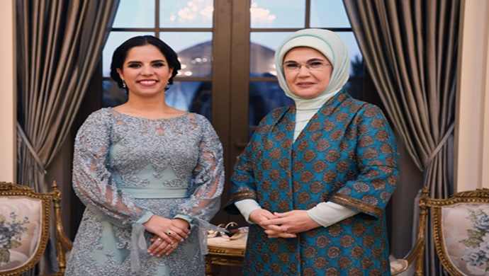 Emine Erdoğan, El Salvador Cumhurbaşkanı Bukele’nin eşi Gabriela Rodríguez de Bukele ile görüştü