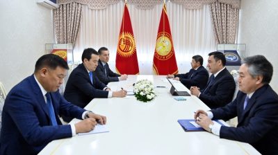 Президент Садыр Жапаров принял Премьер-министра Казахстана Алихана Смаилова
