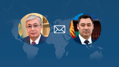 Касым-Жомарт Токаев направил поздравительную телеграмму по случаю Дня независимости Кыргызстана