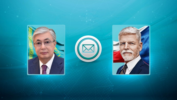 Kassym-Jomart Tokayev, Çek Cumhuriyeti’nin Bağımsızlık Günü dolayısıyla Cumhurbaşkanı Petr Pavel’i tebrik etti