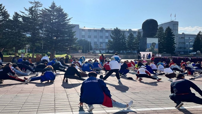 Birleşik Rusya, Ulan-Ude’de komşuları için kitlesel tatbikat düzenledi