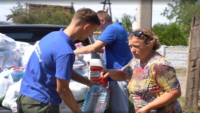 Волонтёры «Молодой Гвардии Единой России» доставили гуманитарные грузы в ДНР