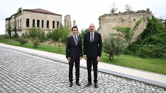 İlham Aliyev, ICESCO Genel Direktörü’nü kabul etti